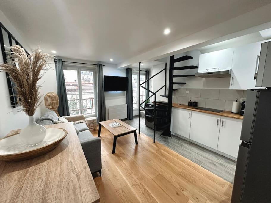 Charmant Duplex Proche Paris سا موريس المظهر الخارجي الصورة